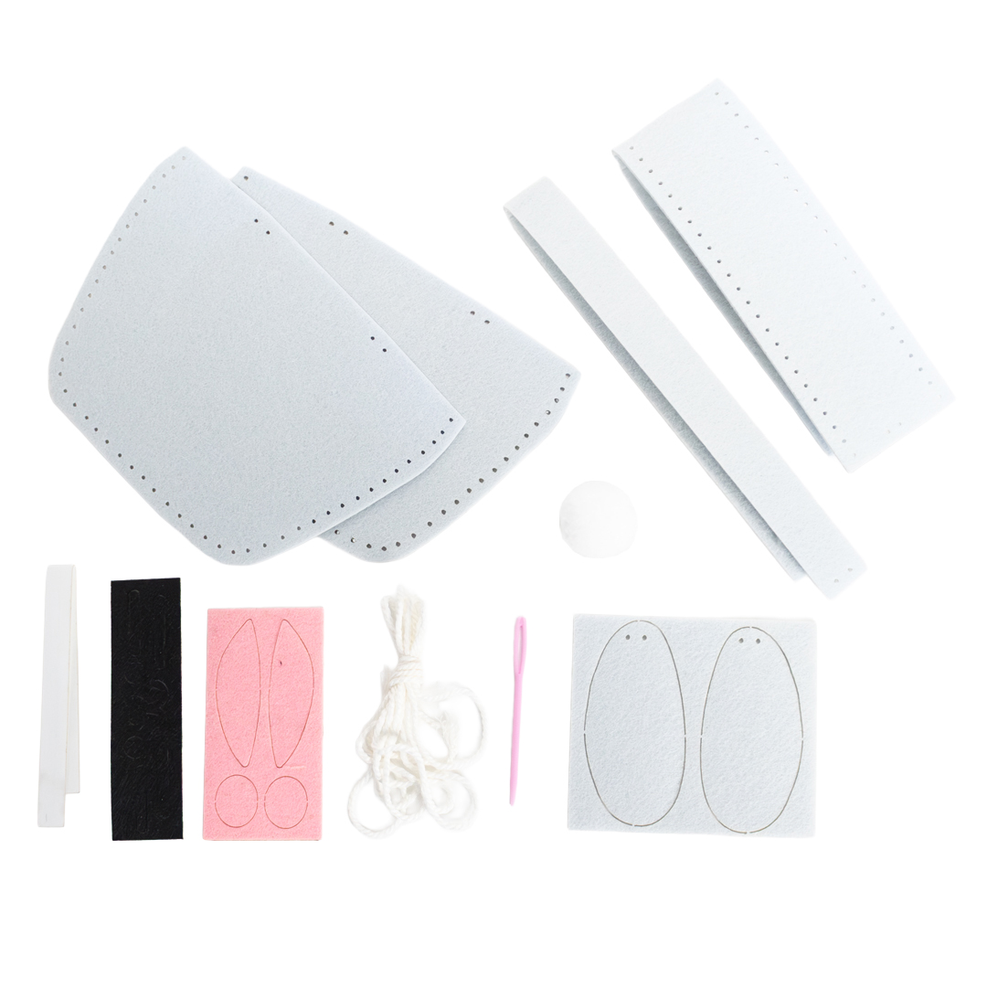 Make Your Own Easter Bunny Felt Treat Basket Product Gallery Image