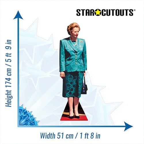 Margaret Thatcher Lifesize Cardboard Cutout 174cm Product Gallery Image