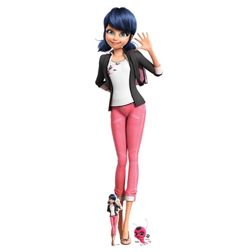 Marinette Dupain-Cheng Miraculous: Tales of Ladybug & Cat Noir Lifesize Cardboard Cutout 137cm Product Gallery Image