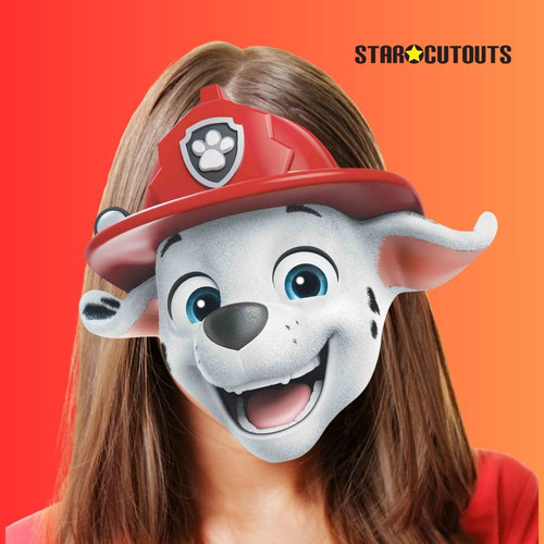 Marshall Paw Patrol Cardboard Face Mask Product Gallery Image