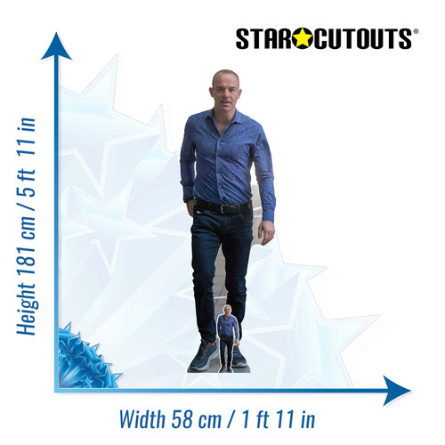 Martin Lewis Lifesize Cardboard Cutout 181cm Product Gallery Image