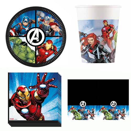 Marvel Avengers 8 Person Value Party Pack