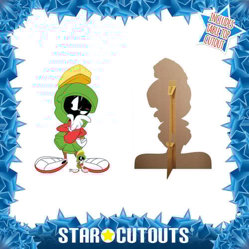 Marvin The Martian Hmm Pose Lifesize Cardboard Cutout 135cm Product Gallery Image