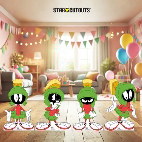 Marvin The Martian Star Mini Cardboard Cutouts 60cm - Pack of 4 Product Gallery Image