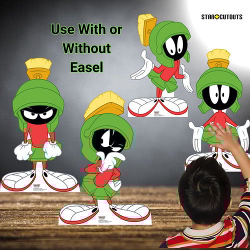 Marvin The Martian Star Mini Cardboard Cutouts 60cm - Pack of 4 Product Gallery Image