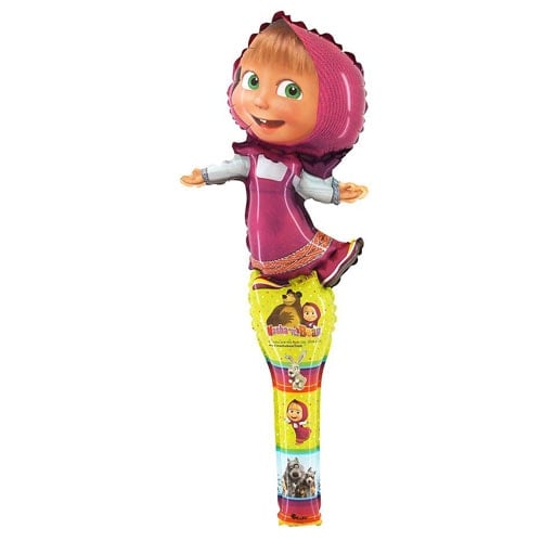 Masha and the Bear Shake Air Fill Foil Balloon 69cm / 27 in Product Image