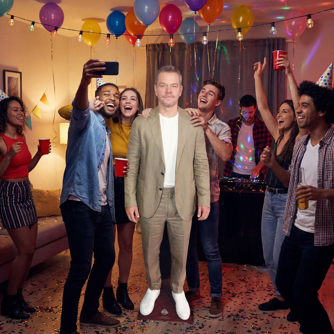 Matt Damon Lifesize Cardboard Cutout 179cm Product Gallery Image