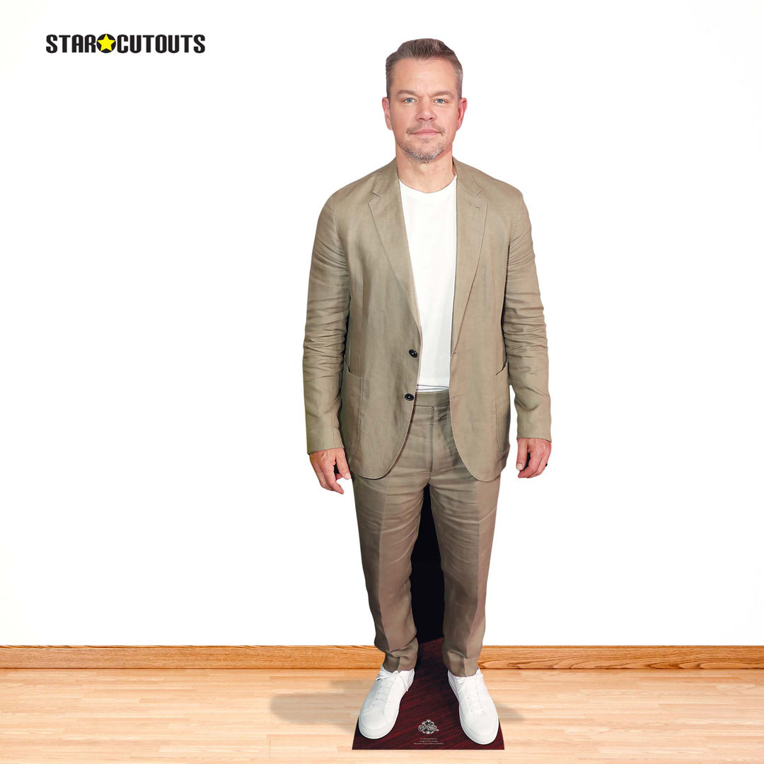 Matt Damon Lifesize Cardboard Cutout 179cm Product Gallery Image