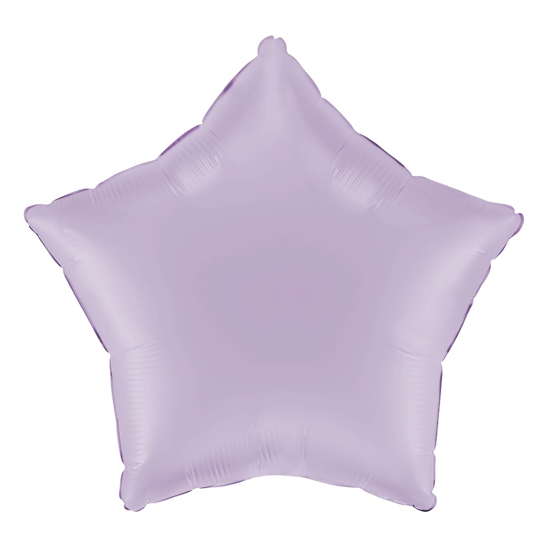 Matte Lilac Star Shaped Foil Balloon 46cm / 18 in