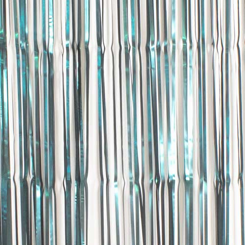 Matte Peacock Teal Green Foil Door Curtain Backdrop 1.9m x 99cm Product Gallery Image