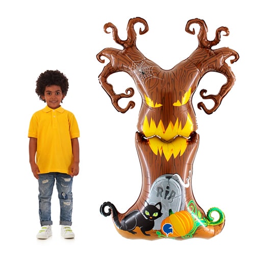 Maxiloons Halloween Scary Tree Foil Giant Balloon 155cm / 61 in Product Gallery Image