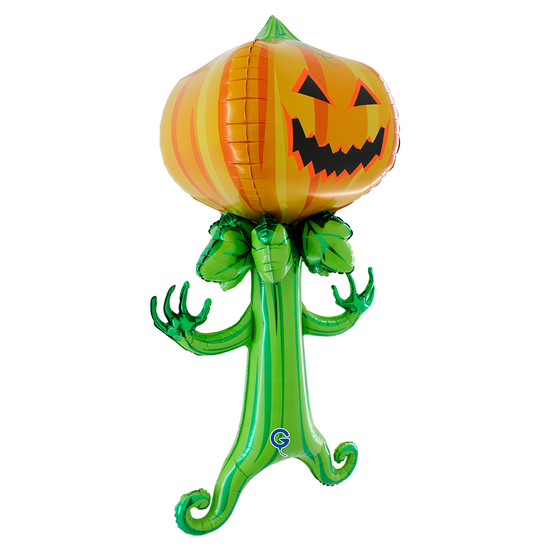 Spooky Pumpkin Halloween 4D Maxiloons Foil Giant Balloon 142cm / 56 in View 4