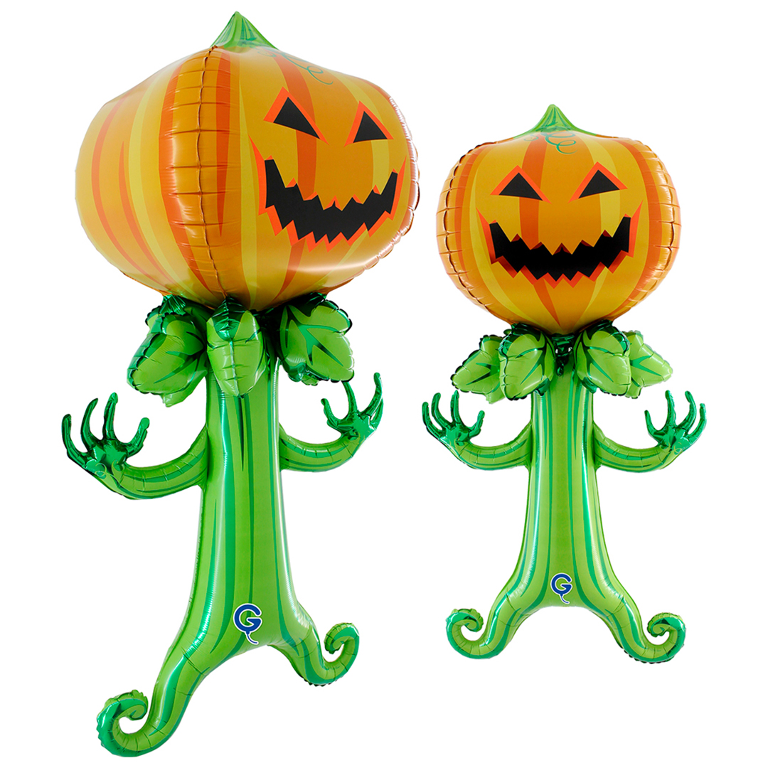 Spooky Pumpkin Halloween 4D Maxiloons Foil Giant Balloon 142cm / 56 in View 3