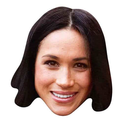 Meghan Markle Smiling Cardboard Face Mask Product Image