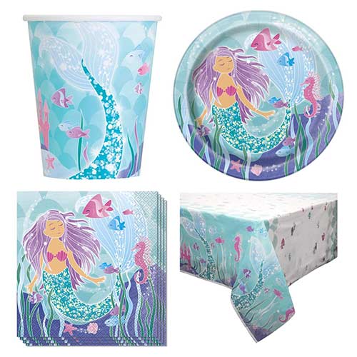 Mermaid 8 Person Value Party Pack Product Image