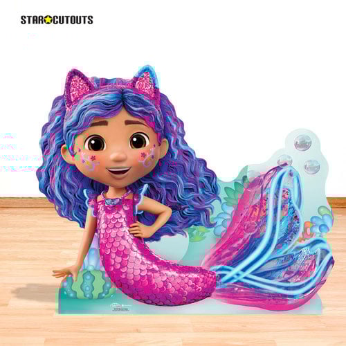 Mermaid Gabby's Dollhouse Lifesize Cardboard Cutout 95cm Product Gallery Image
