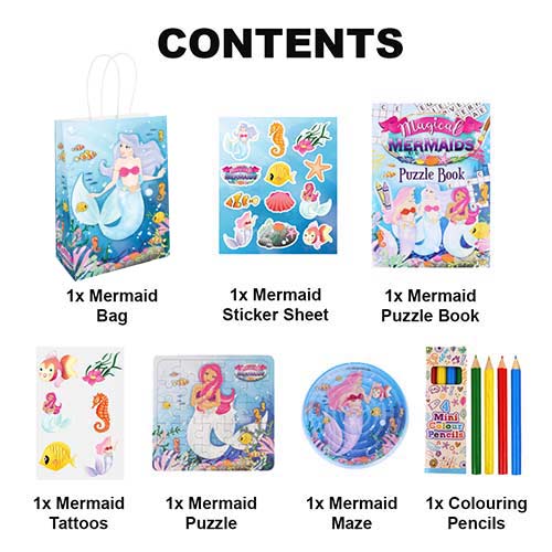 Mermaid Pre-Filled Party Favour Bag Product Gallery Image
