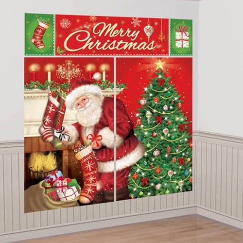 Merry Christmas Backdrop Decorating Kit Product Image