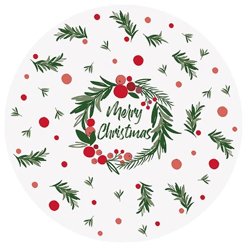 Merry Christmas Wreath Cupcake Kit - Pack of 28 Product Gallery Image