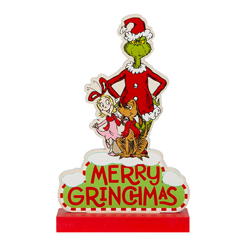 Merry Grinchmas Grinch Christmas Wooden Decorative Ornament