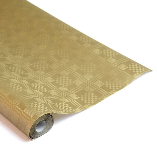 Metallic Gold Paper Banquet Roll - 8m x 1.2m