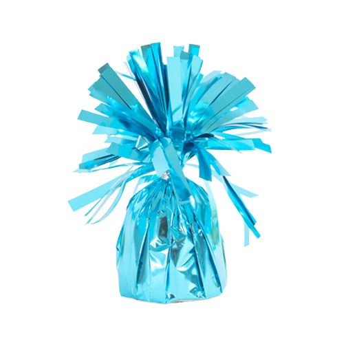 Metallic Turquoise Blue Foil Balloon Weight 175g Product Image