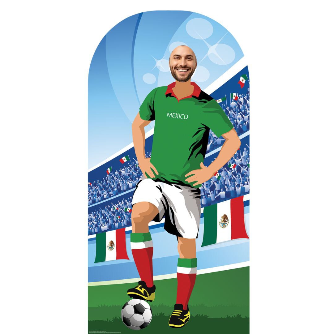Mexico World Cup International Tournament Football Stand-In Cardboard Cutout 190cm Product Gallery Image
