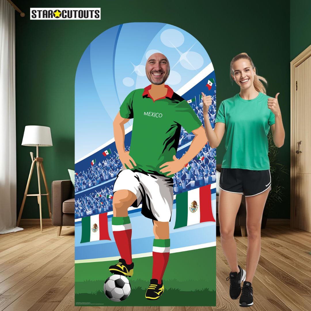 Mexico World Cup International Tournament Football Stand-In Cardboard Cutout 190cm Product Gallery Image