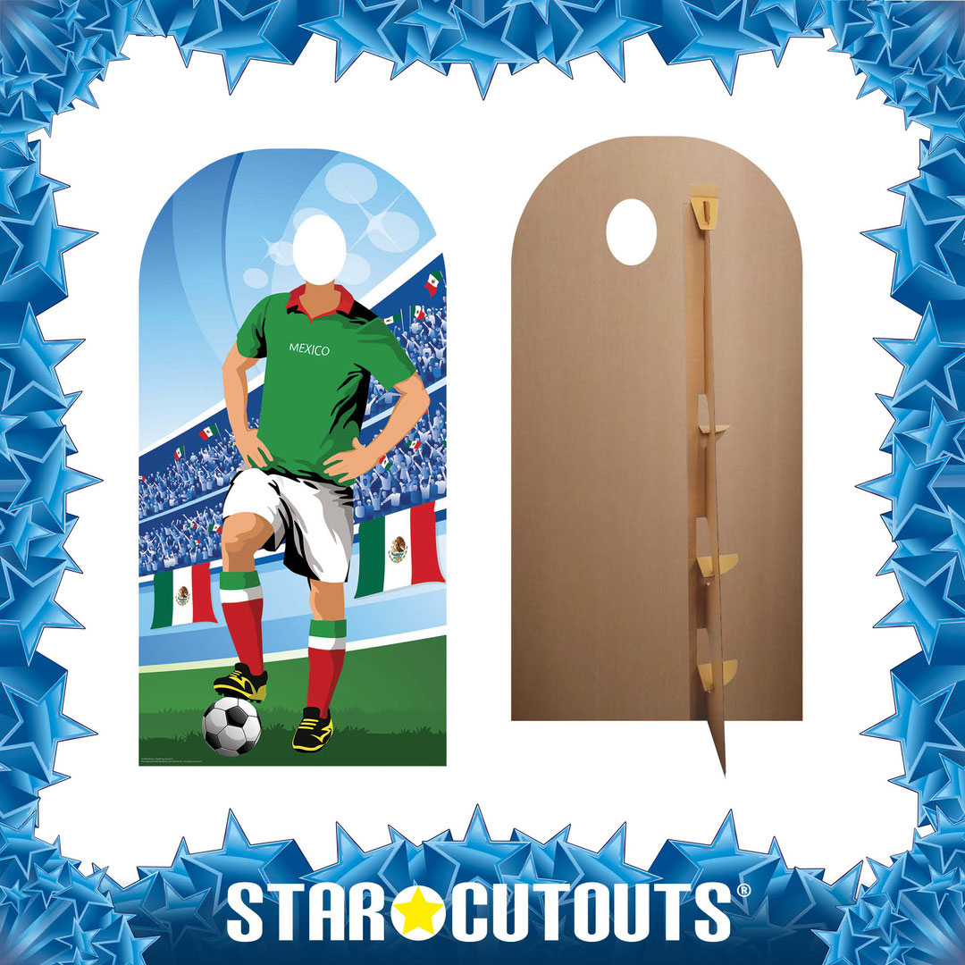 Mexico World Cup International Tournament Football Stand-In Cardboard Cutout 190cm Product Gallery Image