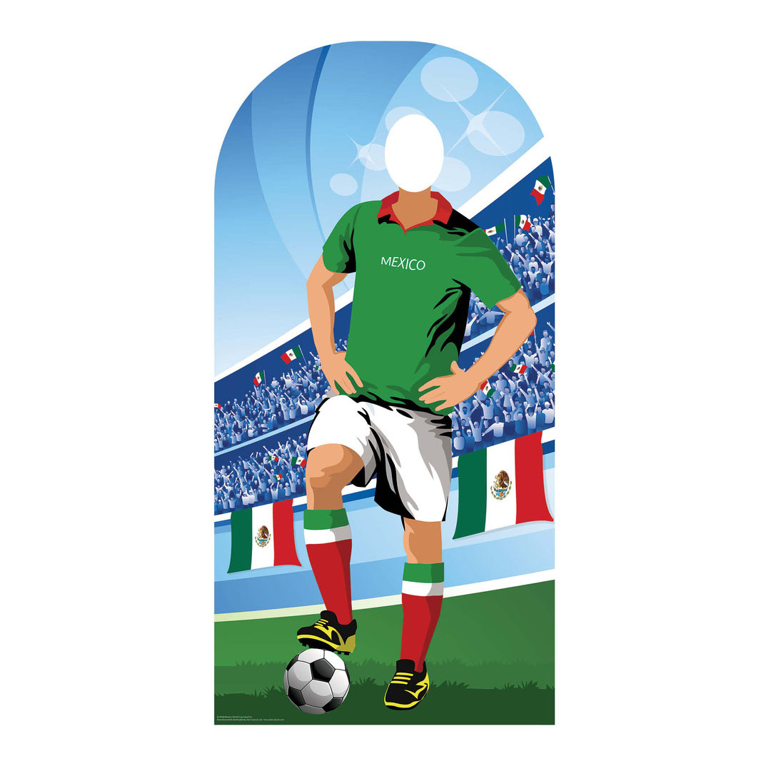 Mexico World Cup International Tournament Football Stand-In Cardboard Cutout 190cm