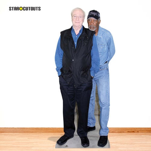 Michael Caine and Morgan Freeman Lifesize Cardboard Cutout 189cm Product Gallery Image