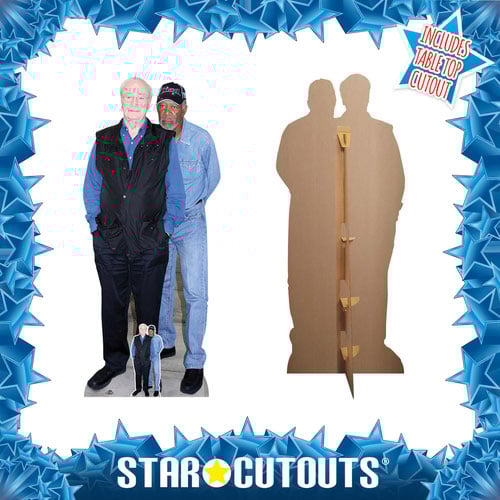 Michael Caine and Morgan Freeman Lifesize Cardboard Cutout 189cm Product Gallery Image