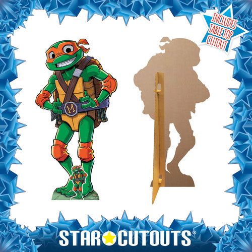 Michelangelo Tales of TMNT Teenage Mutant Ninja Turtles Lifesize Cardboard Cutout 133cm Product Gallery Image