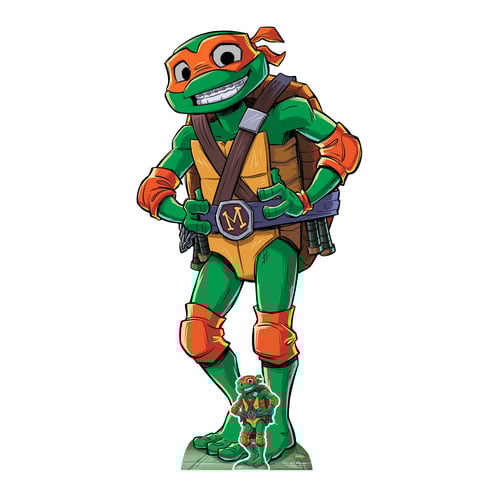 Michelangelo Tales of TMNT Teenage Mutant Ninja Turtles Lifesize Cardboard Cutout 133cm