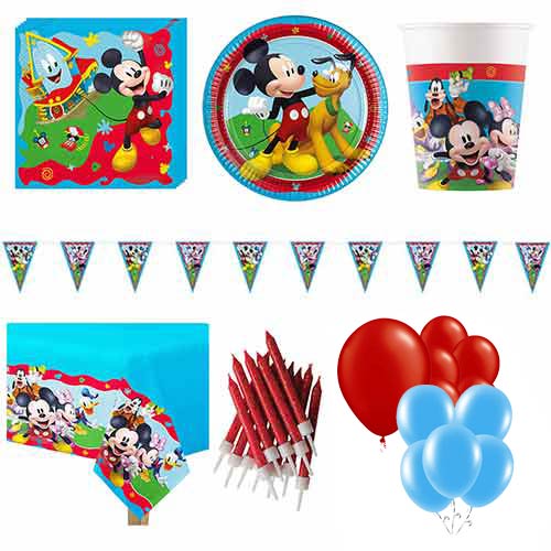 Mickey Mouse Disney 16 Person Deluxe Party Pack Product Image