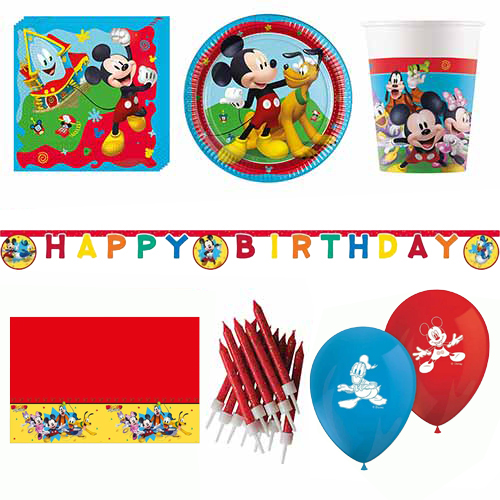 Mickey Mouse Disney 8 Person Deluxe Party Pack Product Image