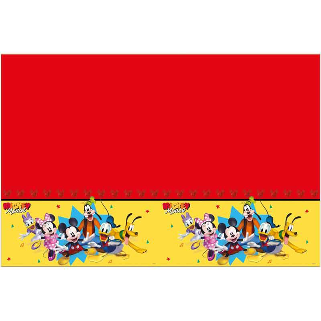Mickey Mouse Jump Into Fun Disney Plastic Tablecover 1.8m x 1.2m
