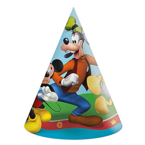 Mickey Mouse Rock The House Party Hats - Pack of 6 Product Image