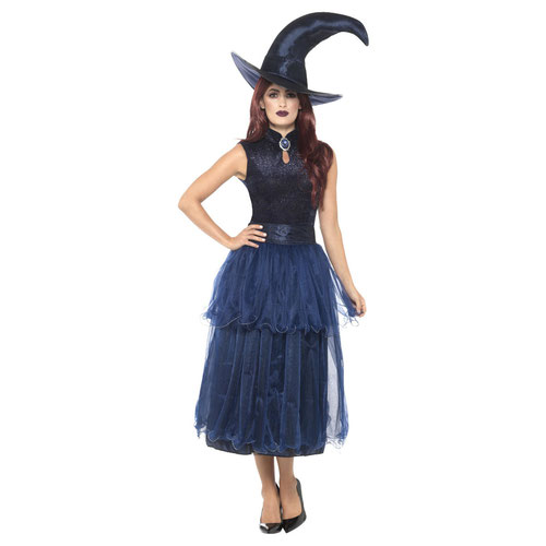 Midnight Witch Deluxe Fancy Dress Costume Ladies Small - UK 8-10 Product Gallery Image