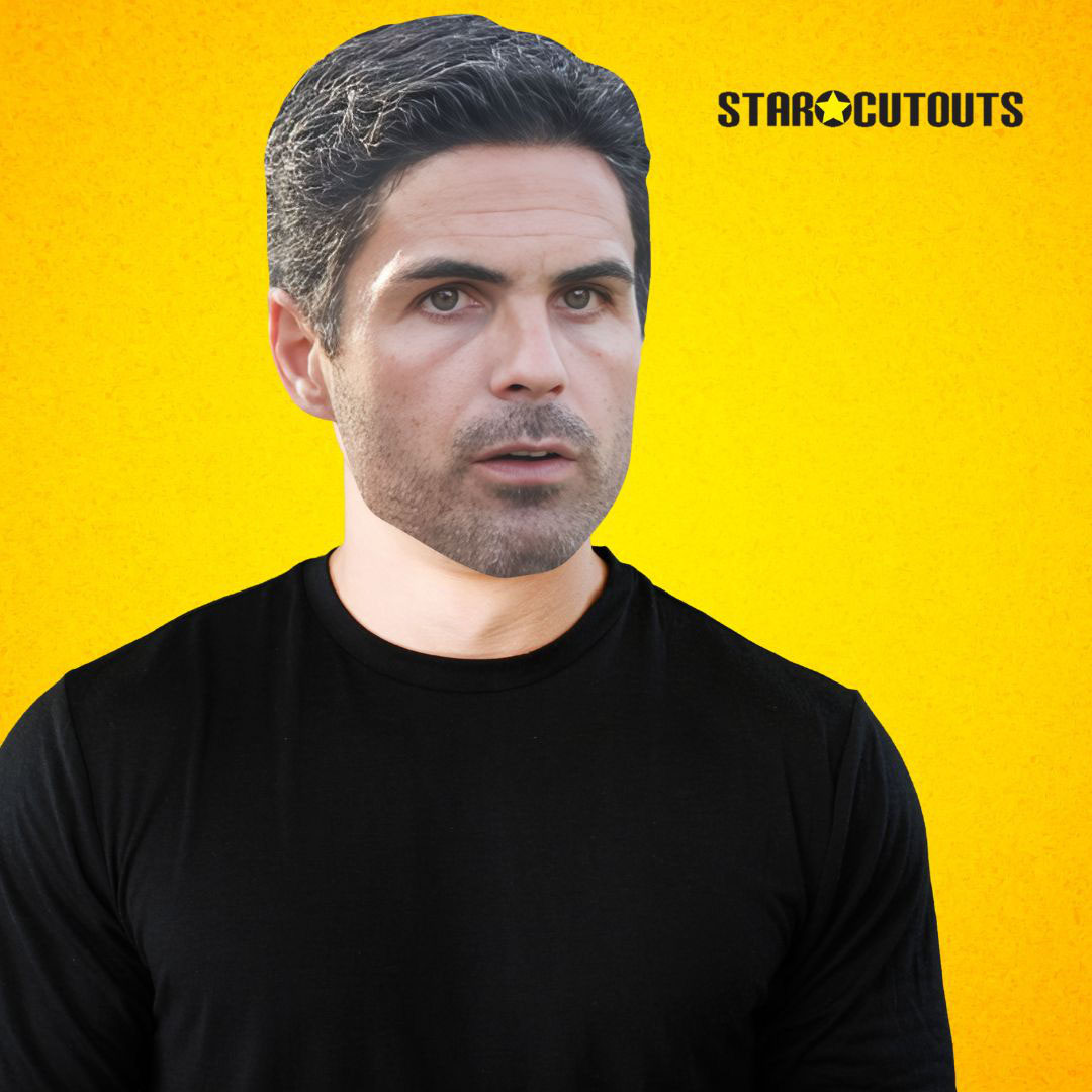 Mikel Arteta Cardboard Face Mask Product Gallery Image