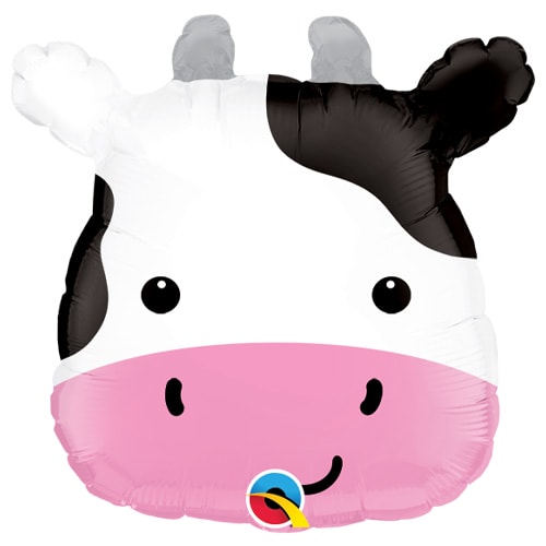 Mini Cute Holstein Cow Air Fill Foil Qualatex Balloon 26cm / 10 in Product Image