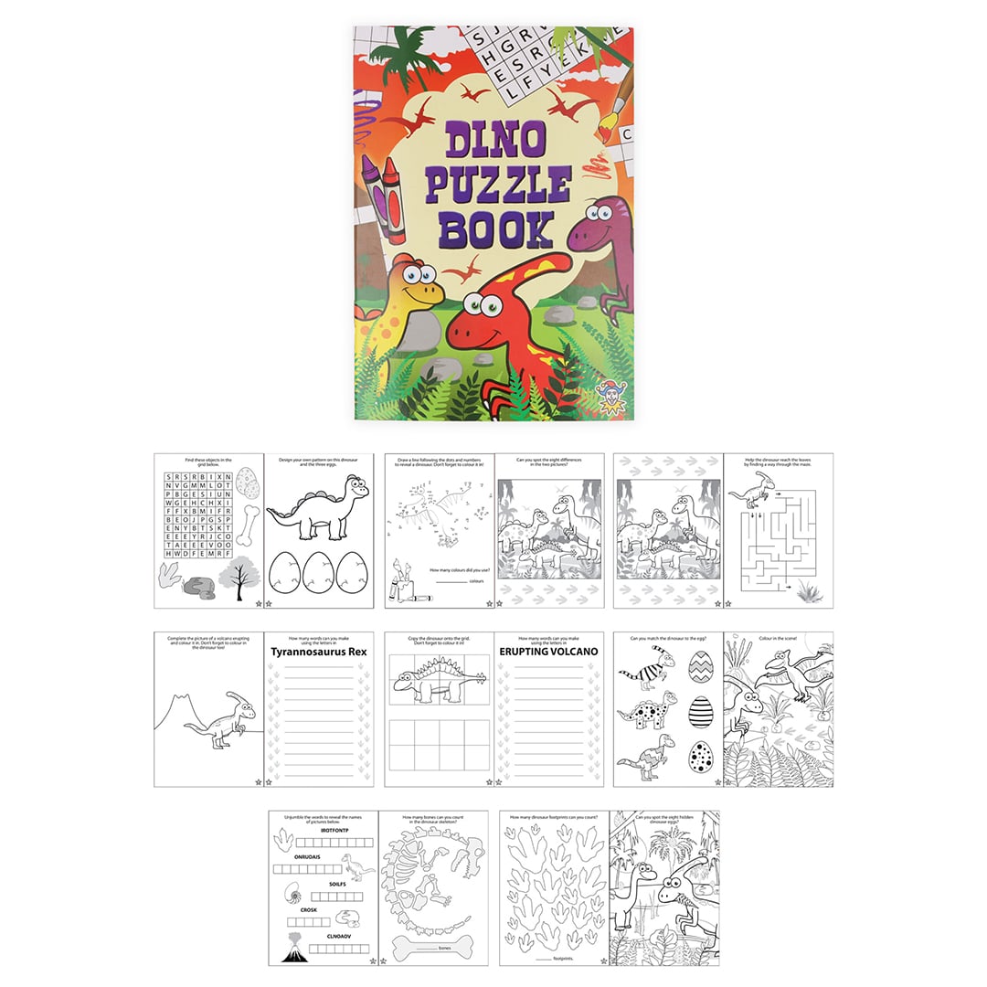 Mini Dinosaur Puzzle Book 15cm