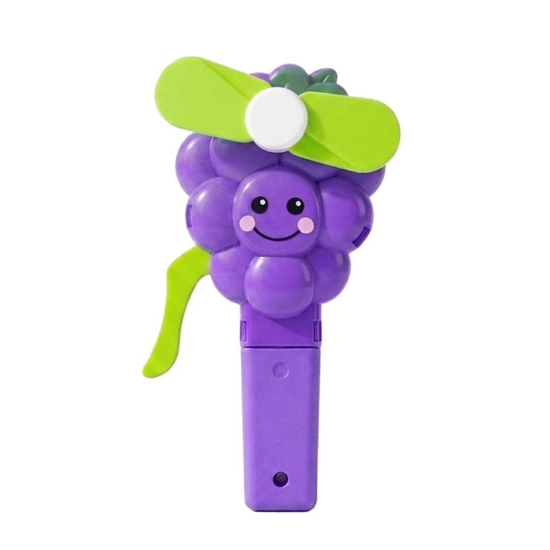 Mini Grapes Fruit Handheld Fan