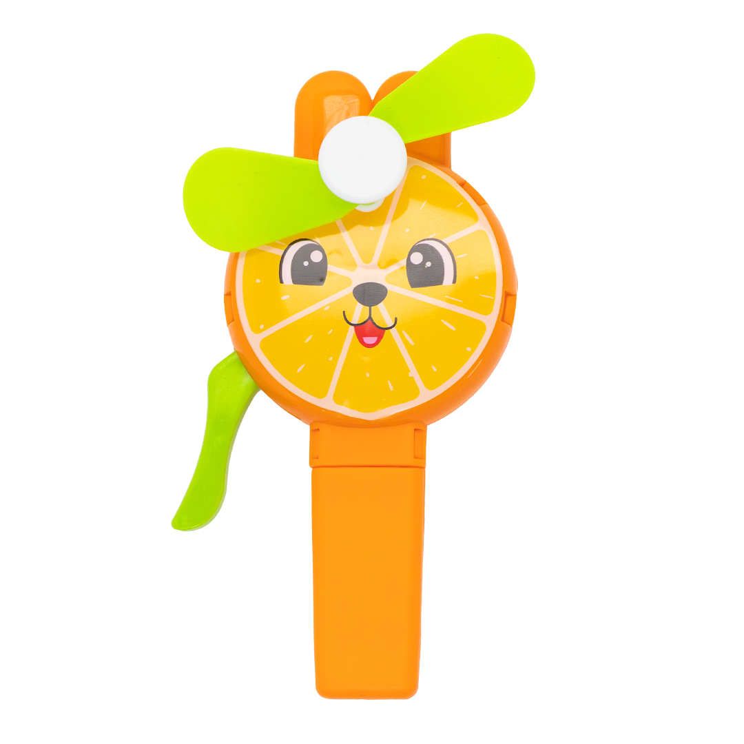 Mini Orange Fruit Handheld Fan
