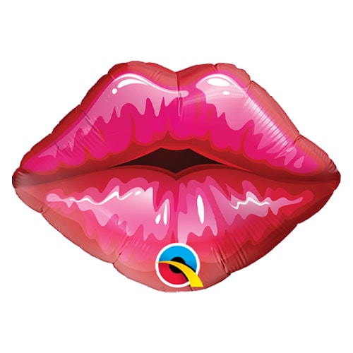 Mini Kissy Lips Air Fill Foil Balloon 31cm / 12 in Product Image