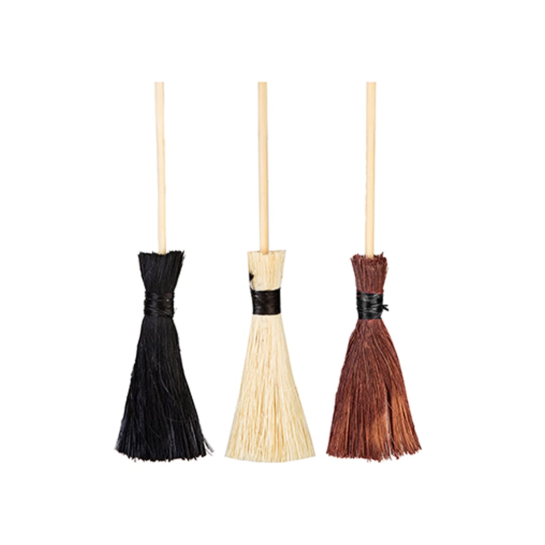 Mini Toy Witch's Broomstick for Boo Crew Halloween Doll 20cm