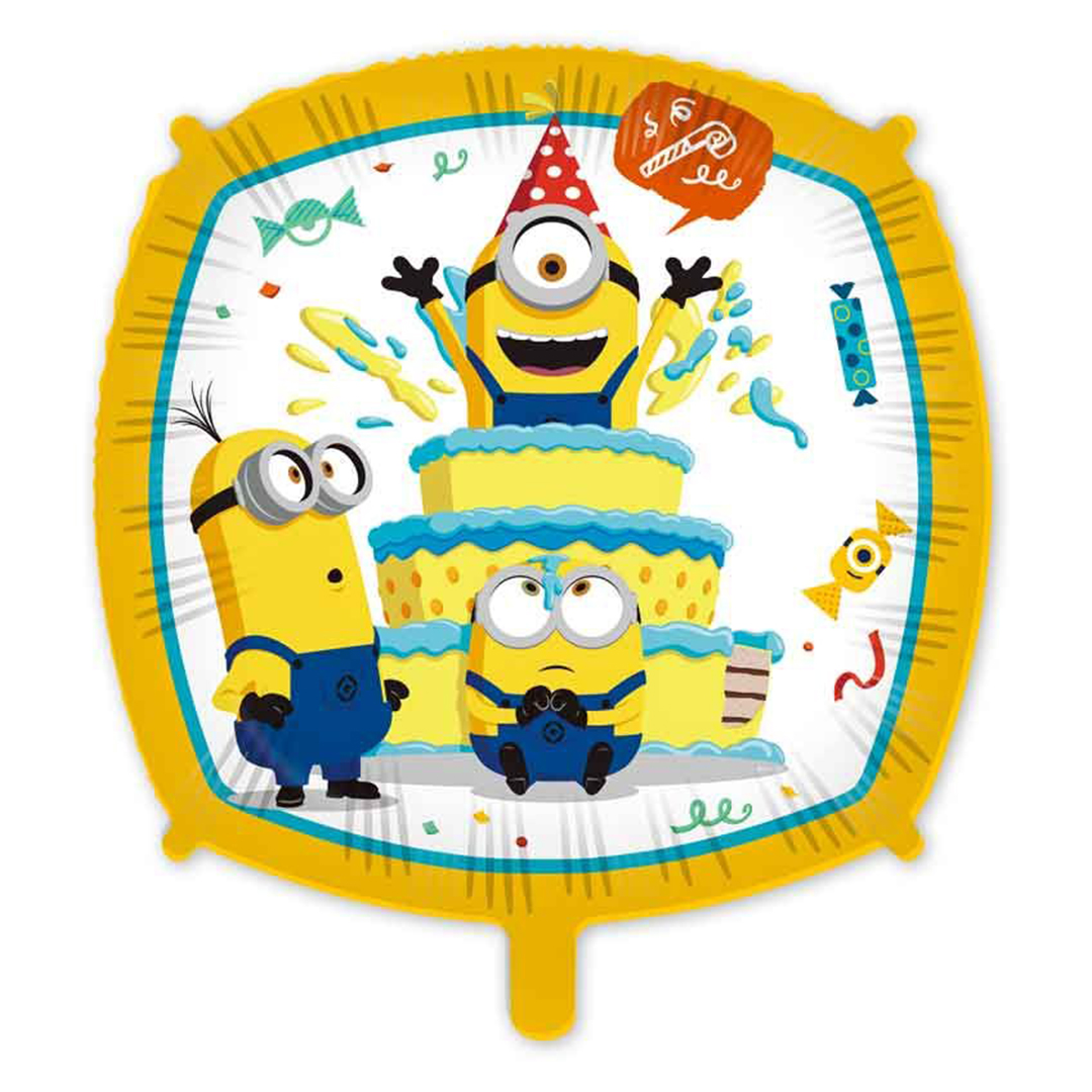 Minions Square Foil Balloon 46cm / 18 in