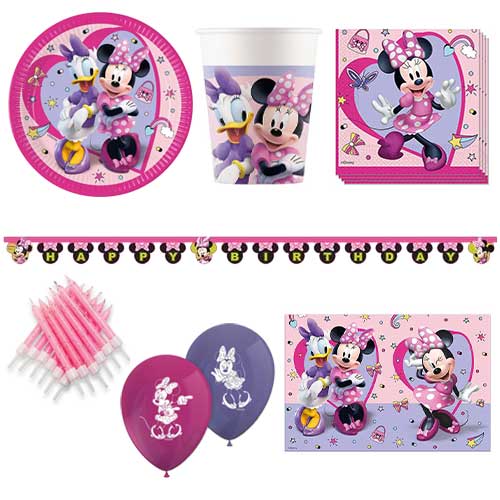 Minnie Mouse 8 Person Deluxe Party Pack Product Image