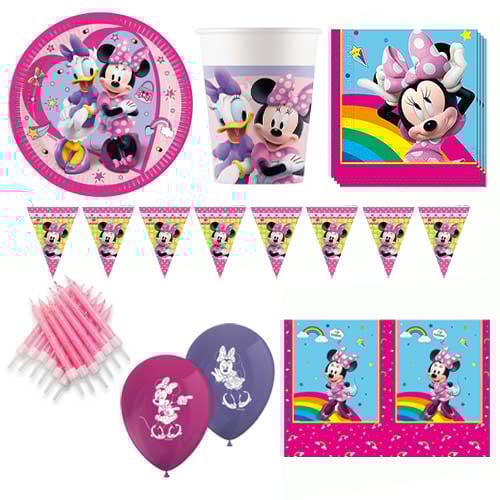 Minnie Mouse 8 Person Deluxe Party Pack