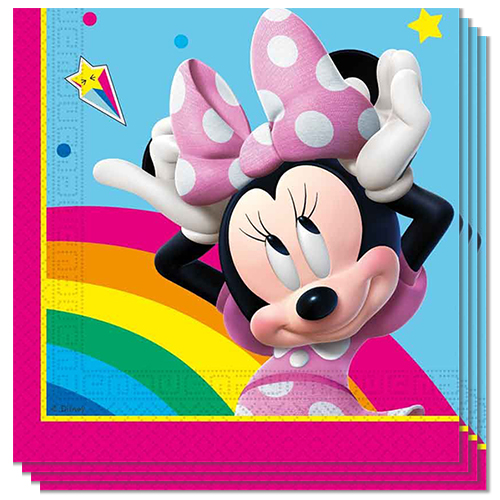 Minnie Mouse Disney Paper Luncheon Napkins 2 Ply 33cm - Pack of 20